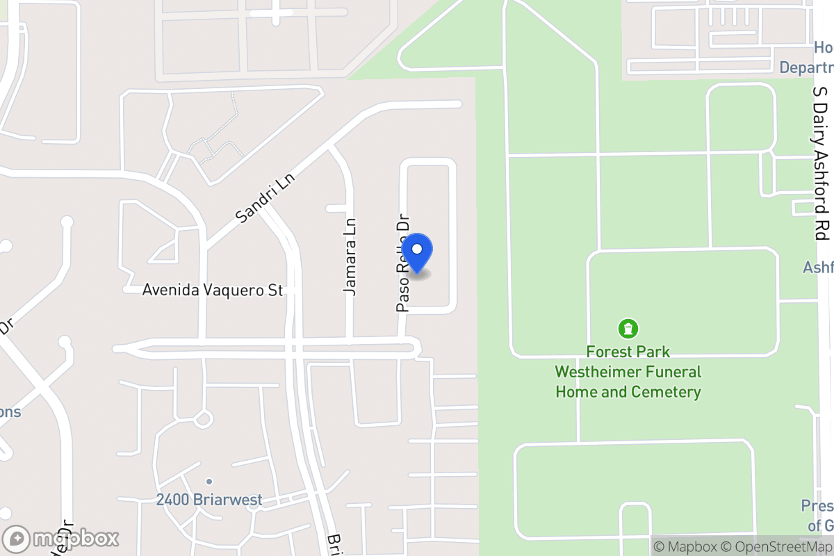 Map of 2219 Paso Rello Dr, Houston