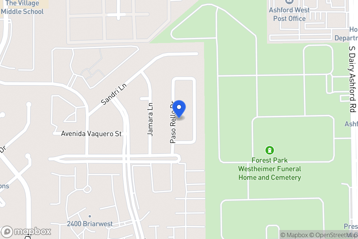 Map of 2211 Paso Rello Dr, Houston