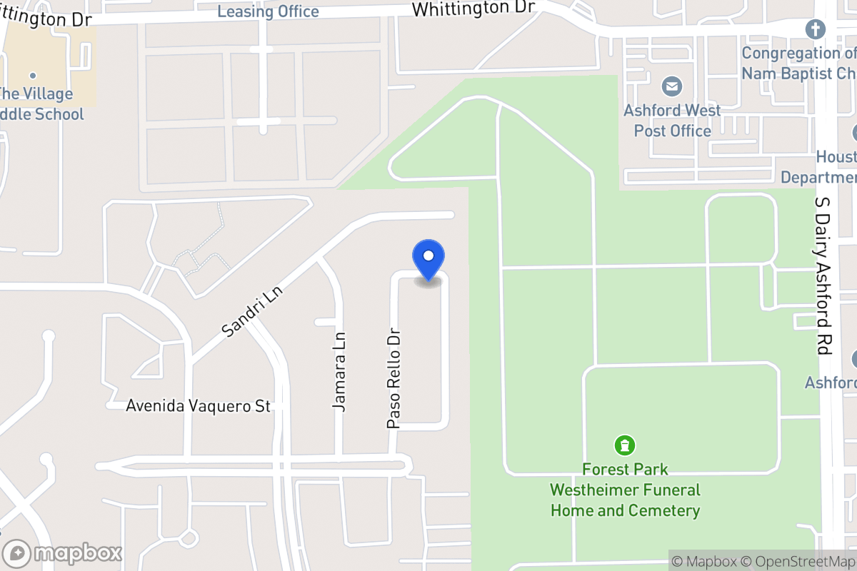 Map of 2110 Linea Del Pino St, Houston