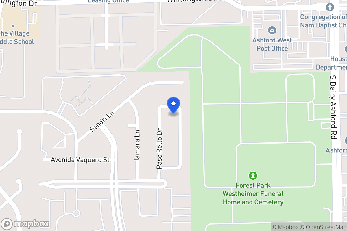 Map of 2114 Linea Del Pino St, Houston