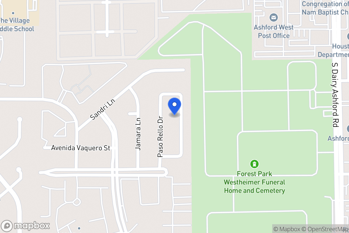 Map of 2126 Linea Del Pino St, Houston