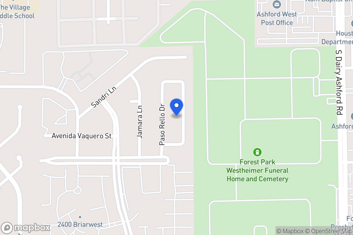 Map of 2206 Linea Del Pino St, Houston