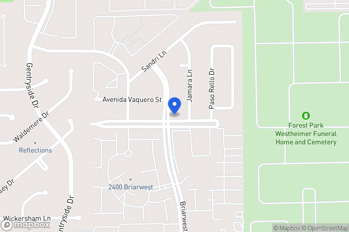 Map of 2251 Briarwest Blvd, Houston