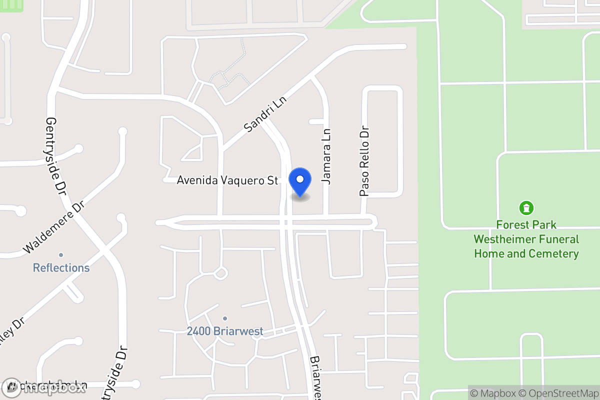 Map of 2247 Briarwest Blvd, Houston