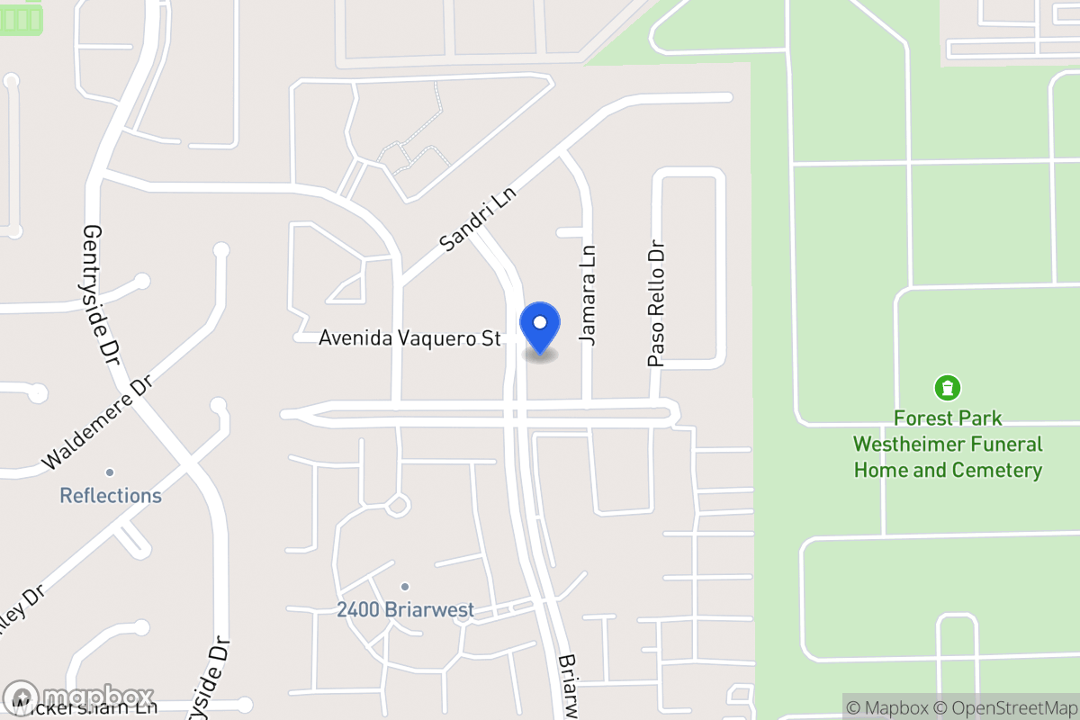 Map of 2243 Briarwest Blvd, Houston