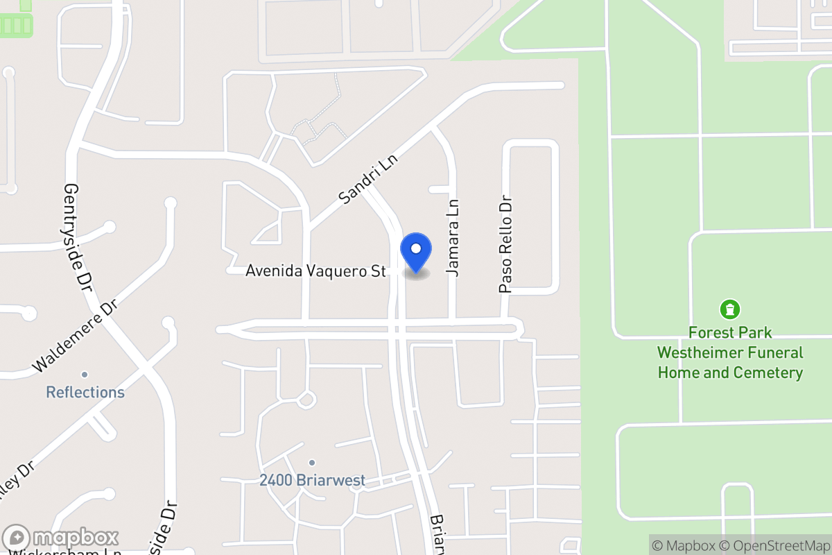 Map of 2239 Briarwest Blvd, Houston