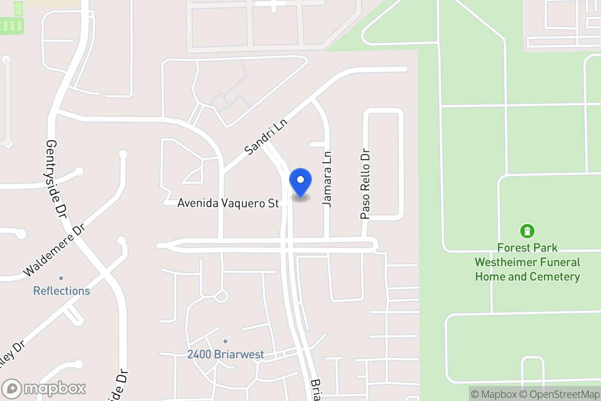 Map of 2235 Briarwest Blvd, Houston