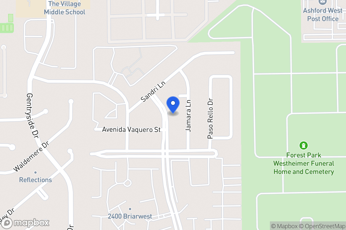 Map of 2223 Briarwest Blvd, Houston