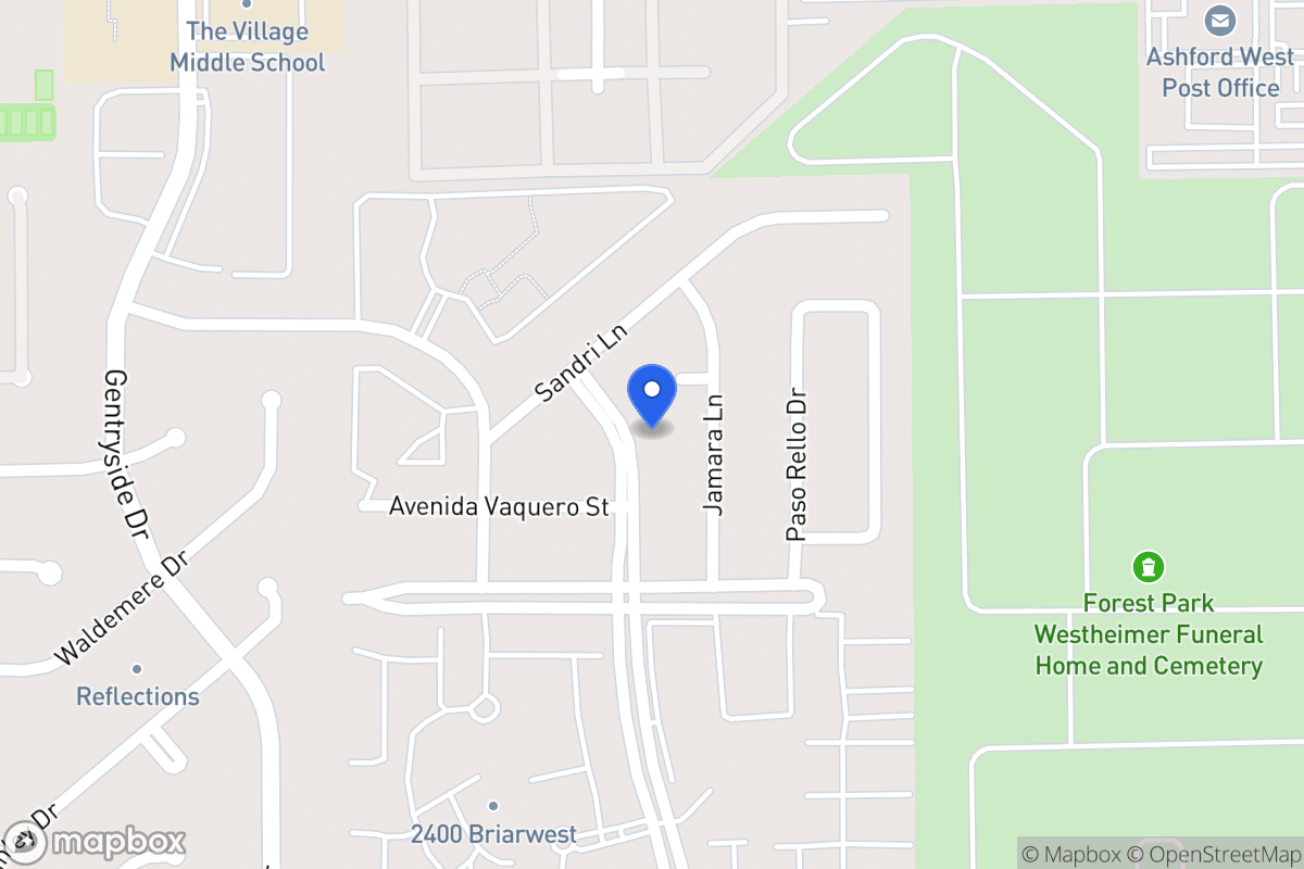 Map of 2219 Briarwest Blvd, Houston