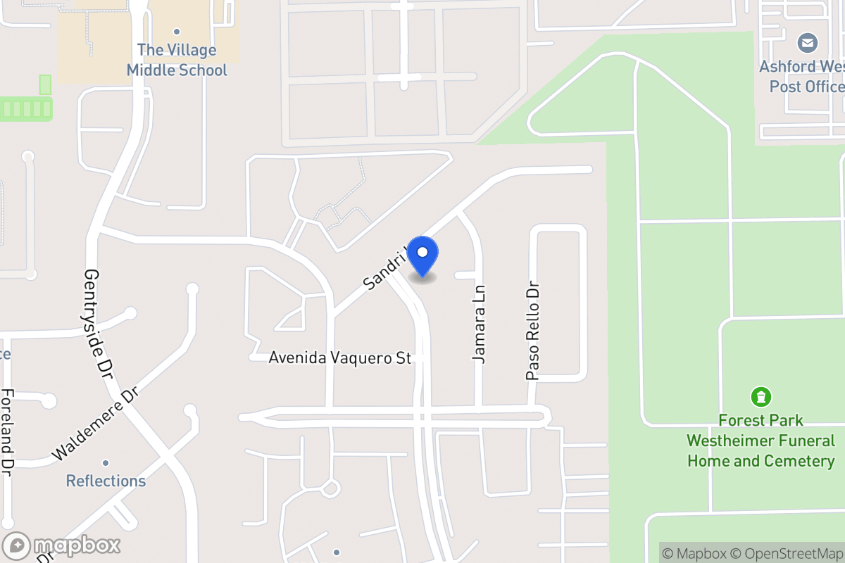 Map of 2207 Briarwest Blvd, Houston