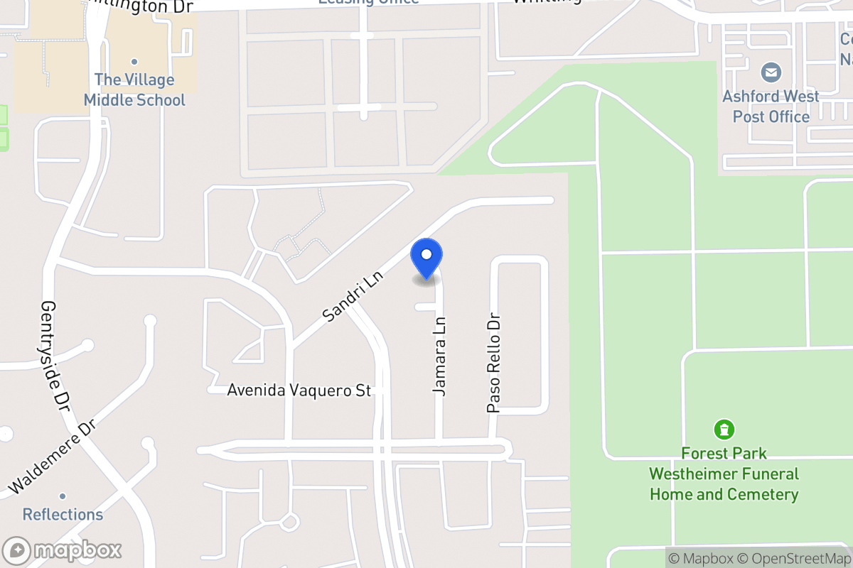 Map of 12802 Jamara Cir, Houston