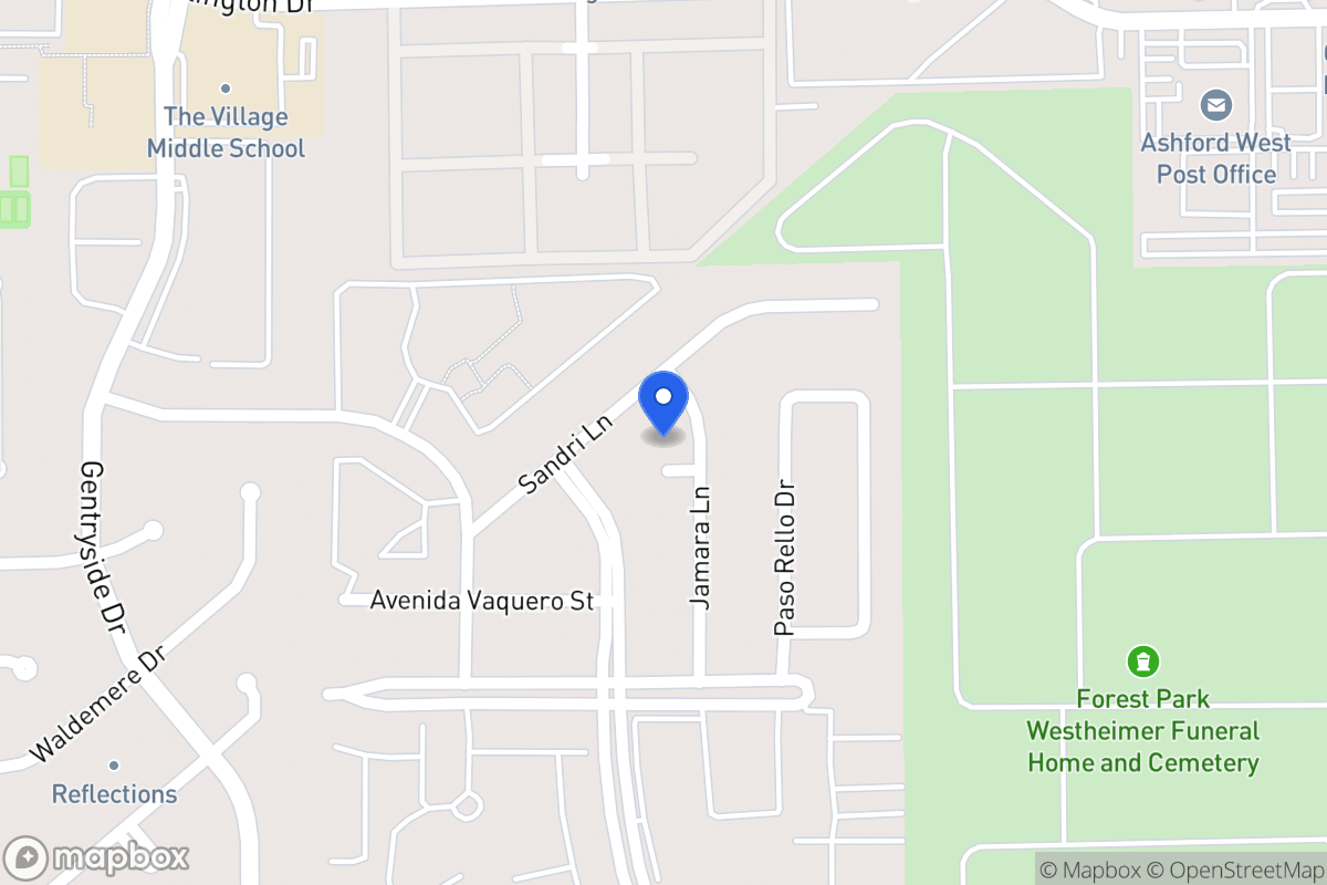 Map of 12806 Jamara Cir, Houston