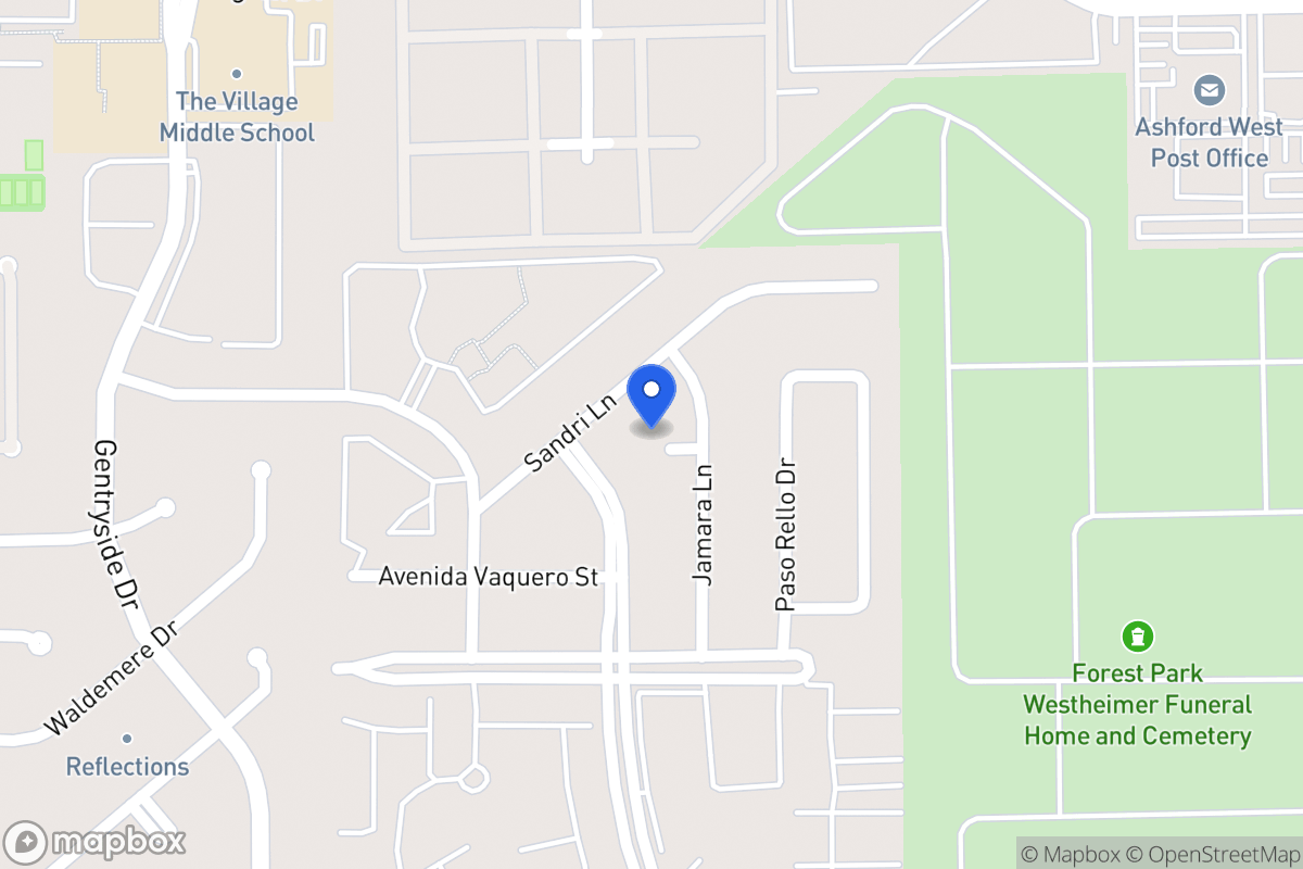 Map of 12810 Jamara Cir, Houston