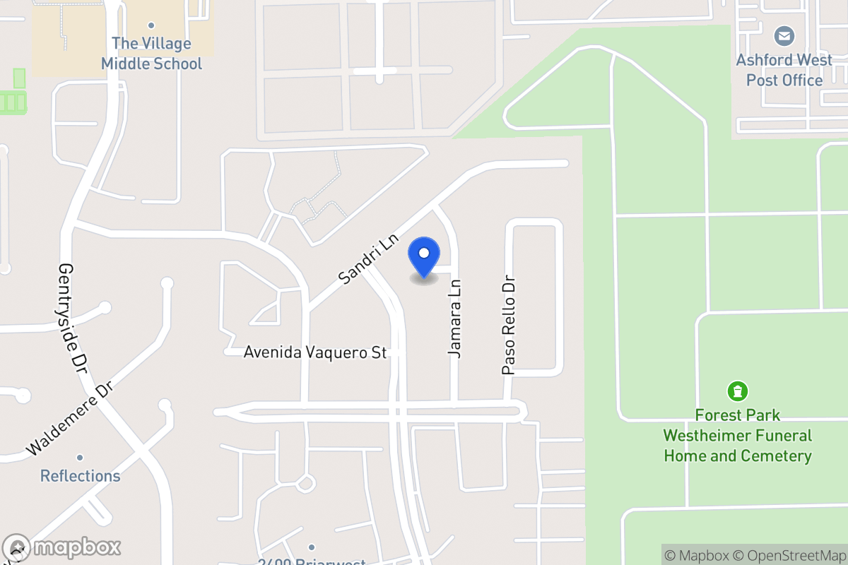 Map of 12811 Jamara Cir, Houston