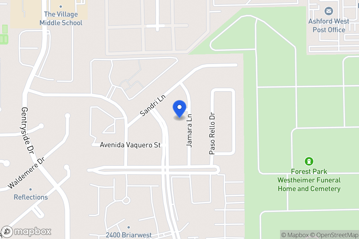 Map of 12807 Jamara Cir, Houston