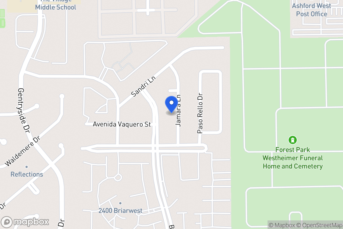 Map of 2214 Jamara Ln, Houston