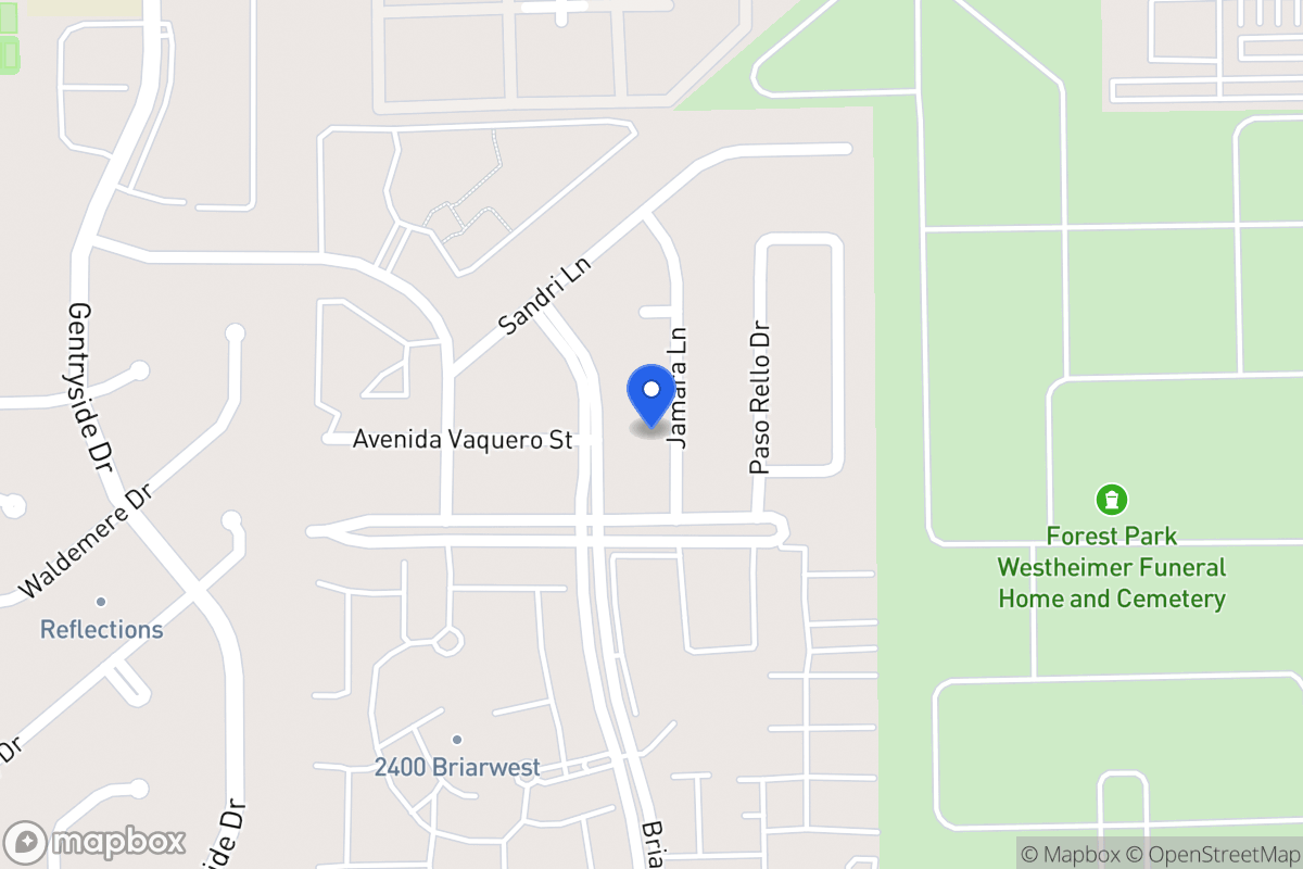 Map of 2222 Jamara Ln, Houston