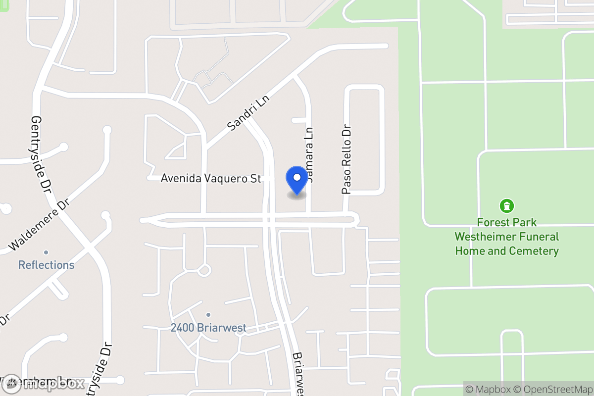 Map of 2234 Jamara Ln, Houston
