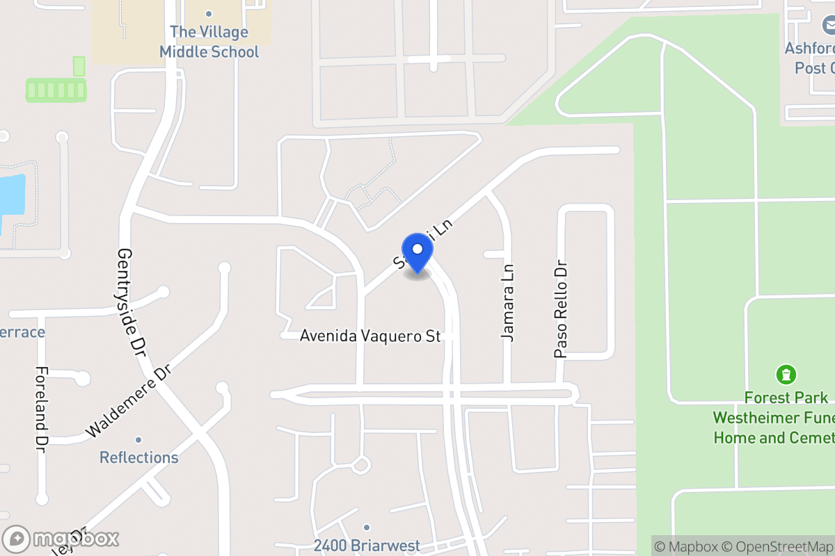 Map of 2206 Briarwest Blvd, Houston
