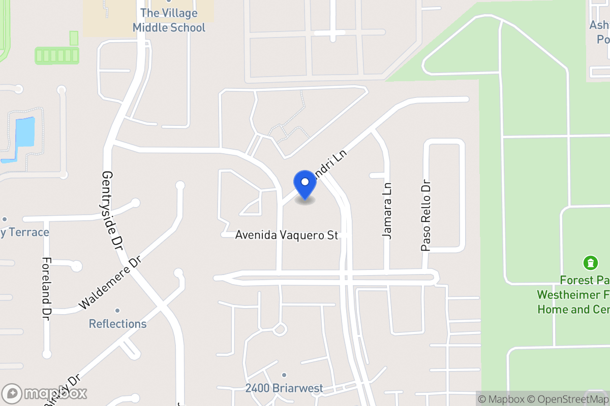 Map of 12919 Sandri Ln, Houston