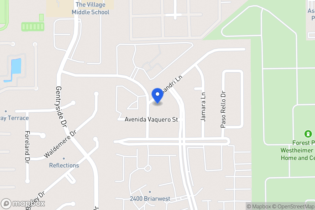 Map of 12923 Sandri Ln, Houston
