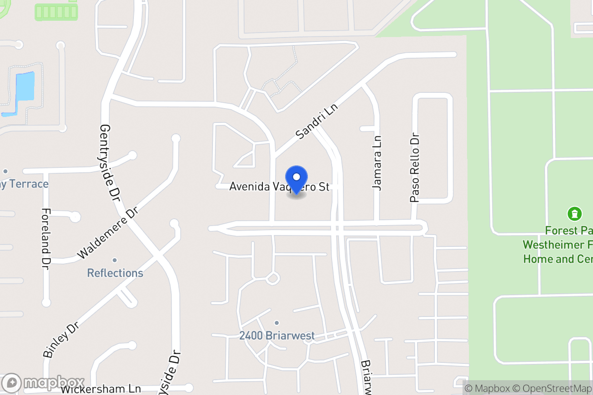 Map of 12919 Avenida Vaquero St, Houston