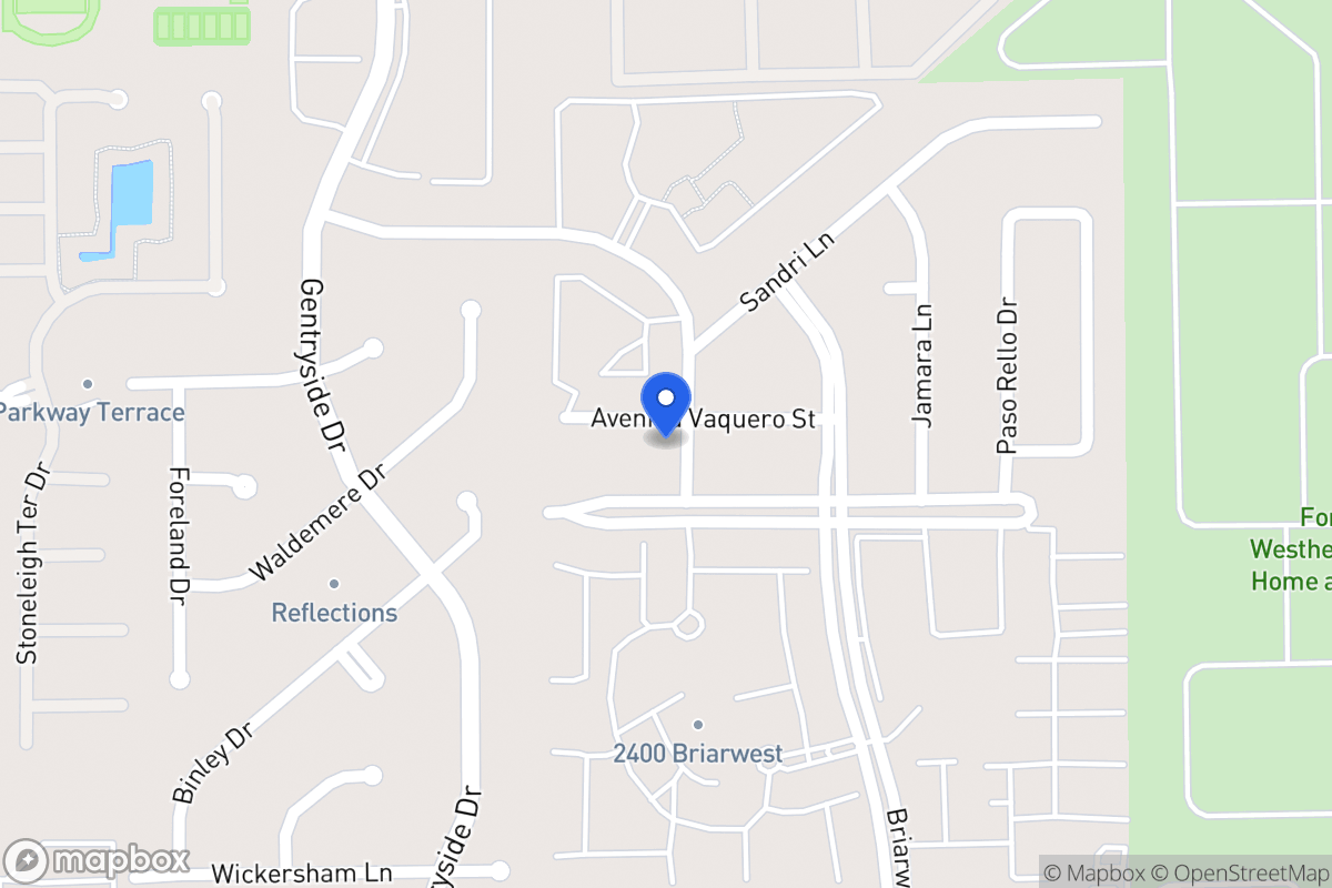 Map of 12935 Avenida Vaquero St, Houston