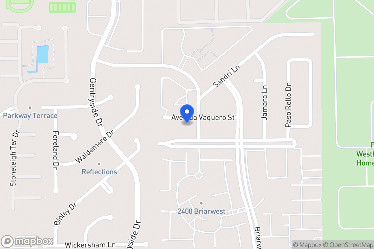 Map of 12939 Avenida Vaquero St, Houston