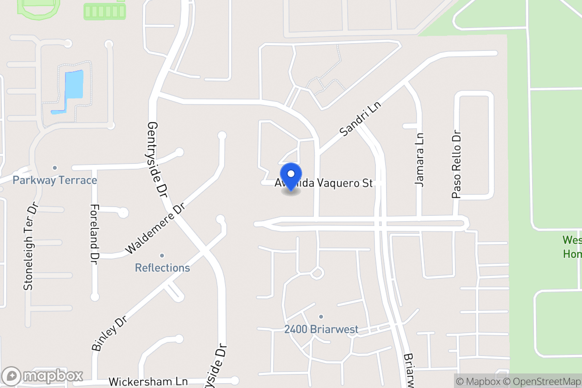 Map of 12943 Avenida Vaquero St, Houston