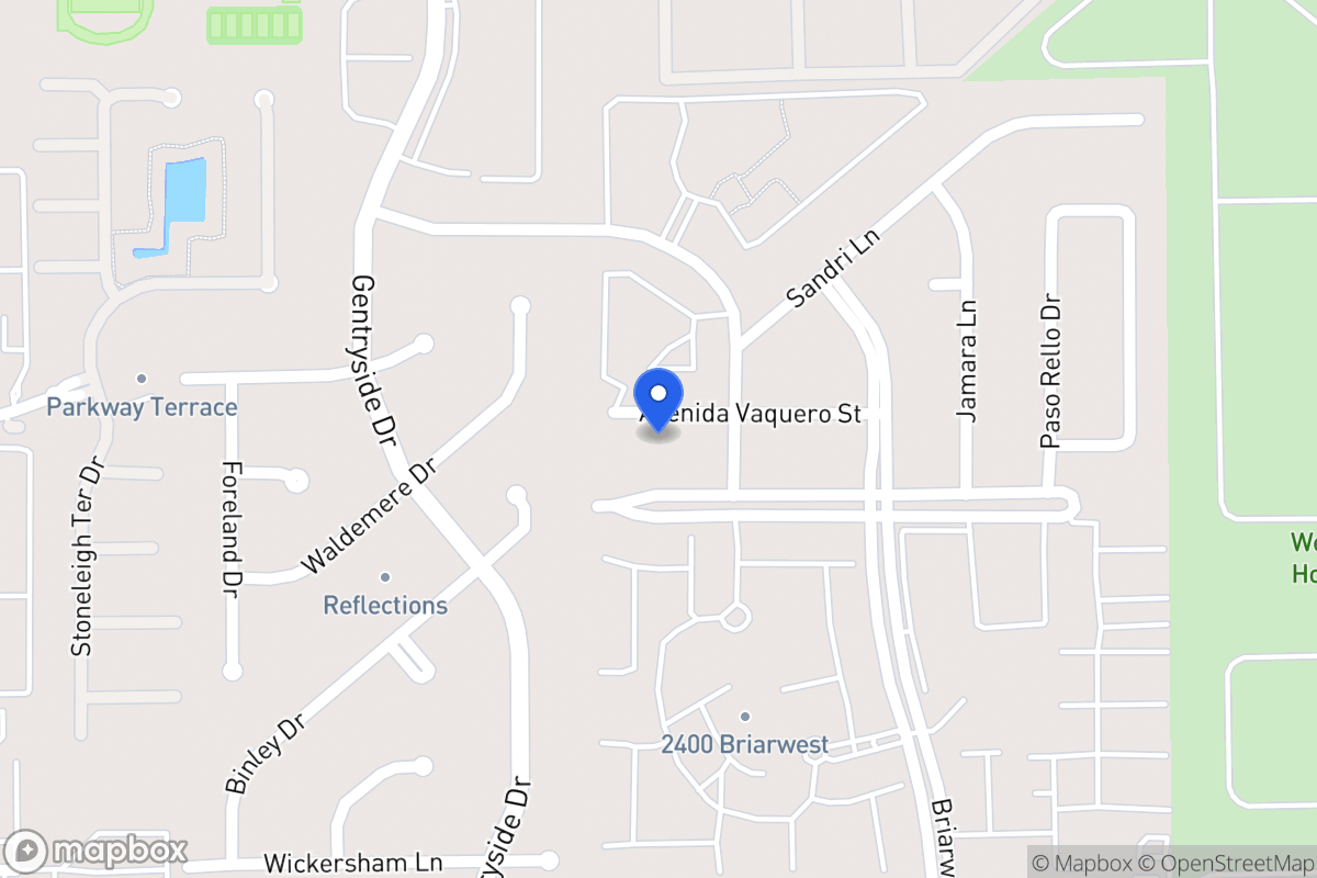 Map of 12947 Avenida Vaquero St, Houston