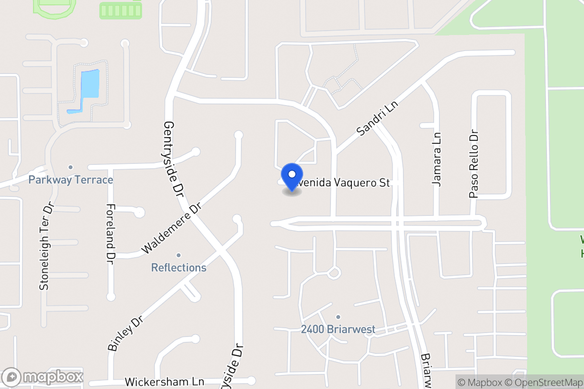 Map of 12951 Avenida Vaquero St, Houston