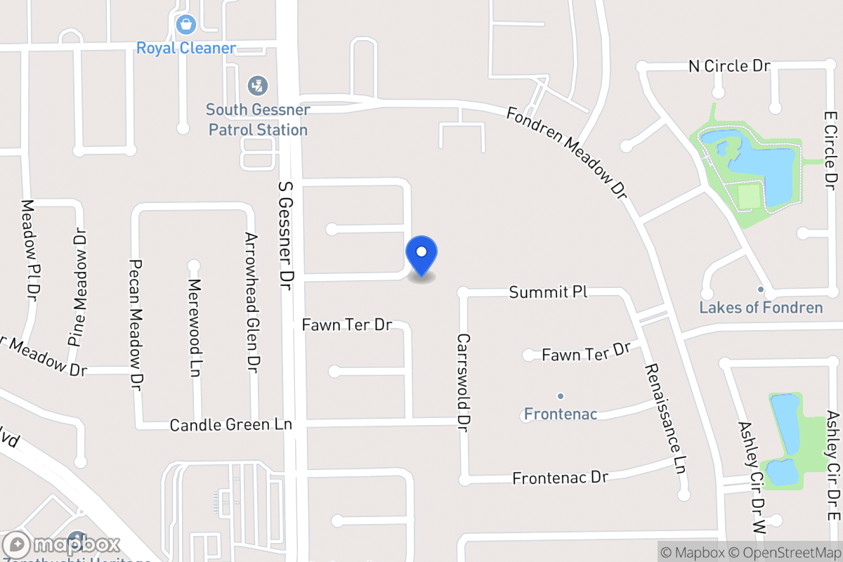 Map of 12043 Ripple Glen Dr, Houston