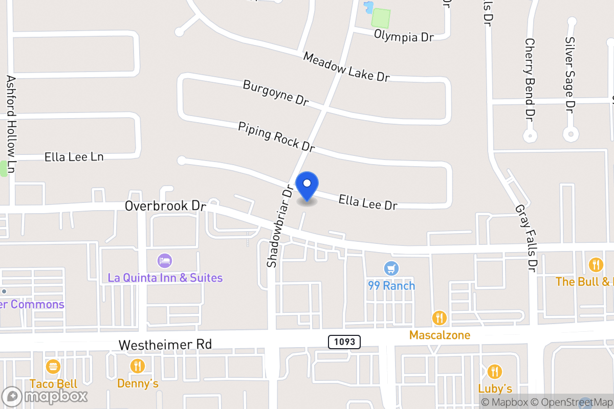 Map of 12159 Ella Lee Ln, Houston