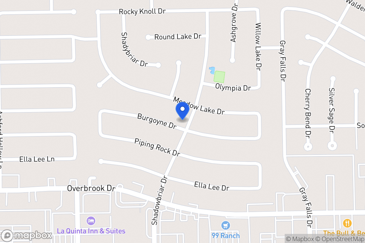 Map of 12202 Burgoyne Dr, Houston