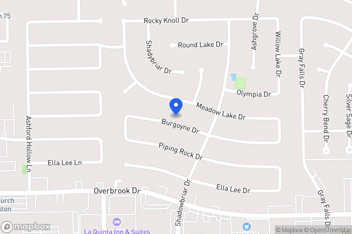 Map of 12222 Burgoyne Dr, Houston