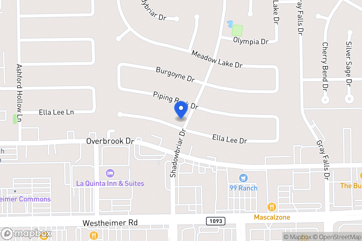 Map of 12202 Ella Lee Ln, Houston