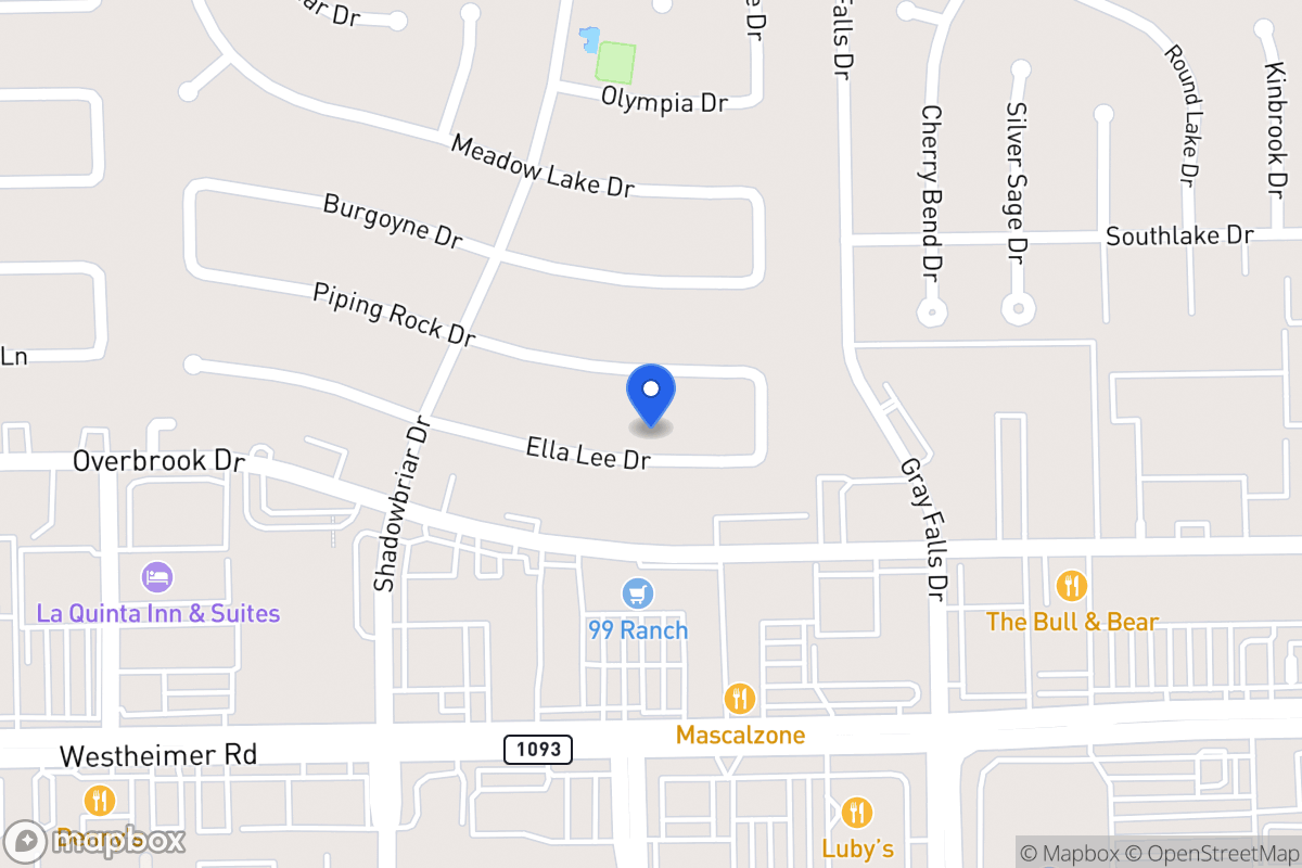 Map of 12126 Ella Lee Ln, Houston