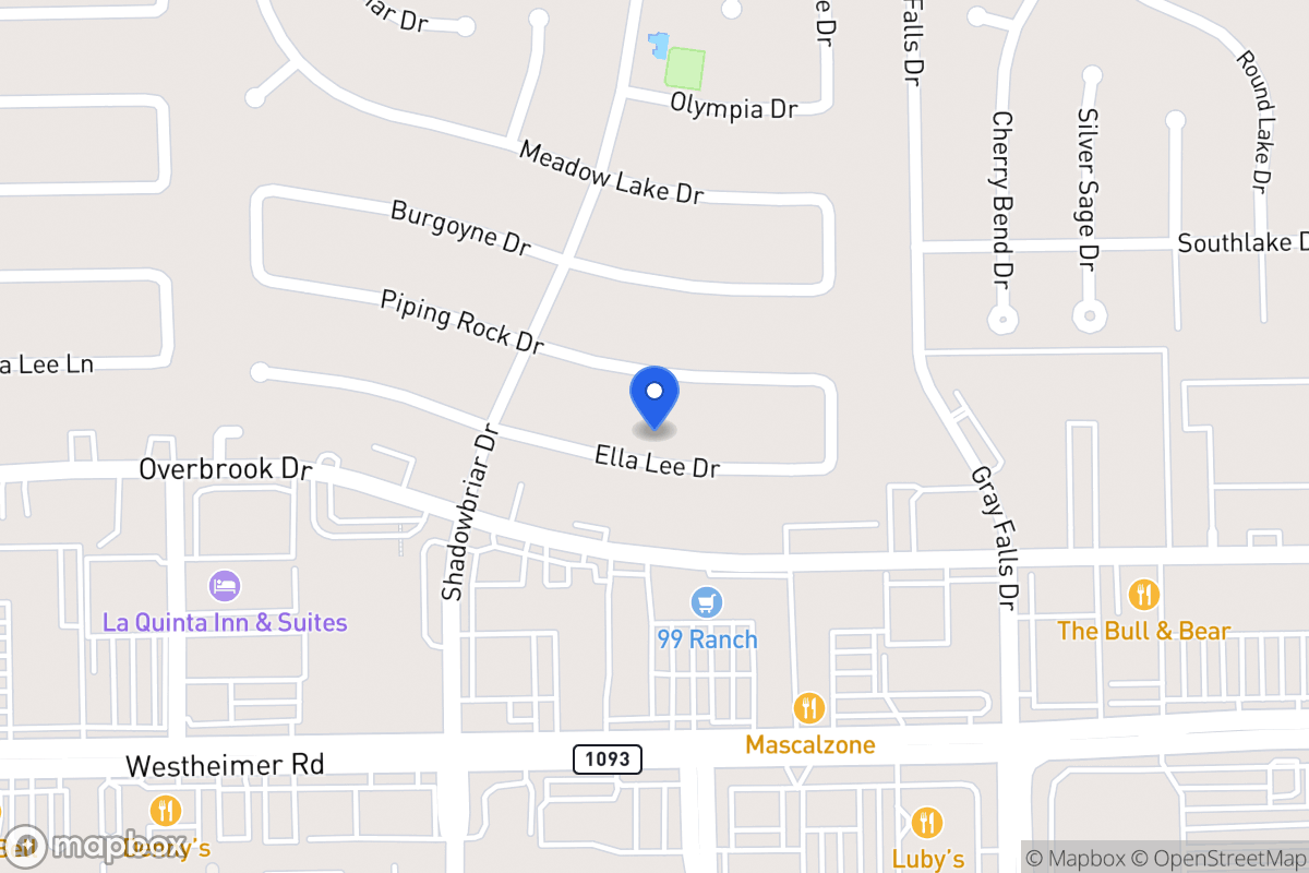 Map of 12138 Ella Lee Ln, Houston