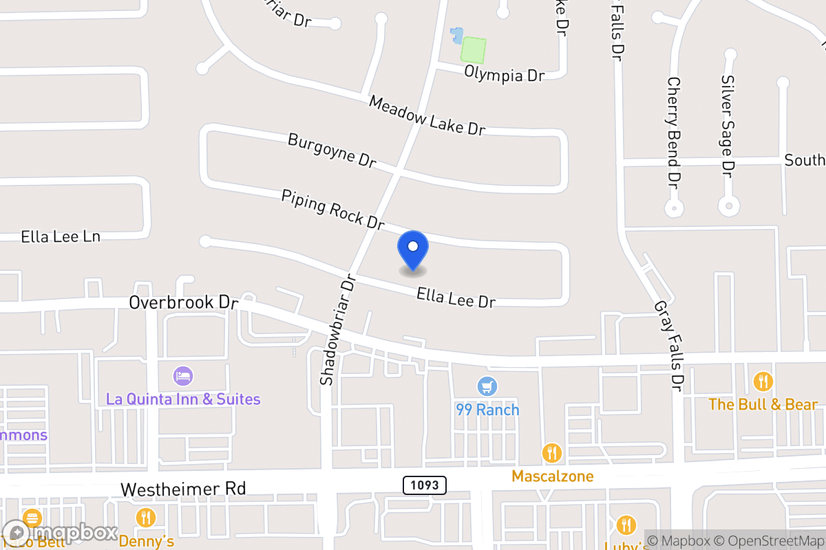 Map of 12150 Ella Lee Ln, Houston