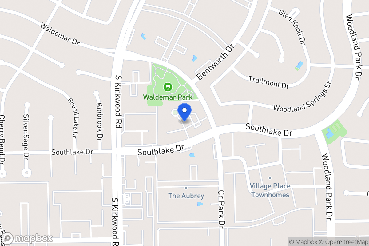 Map of 11710 Southlake Dr, Houston