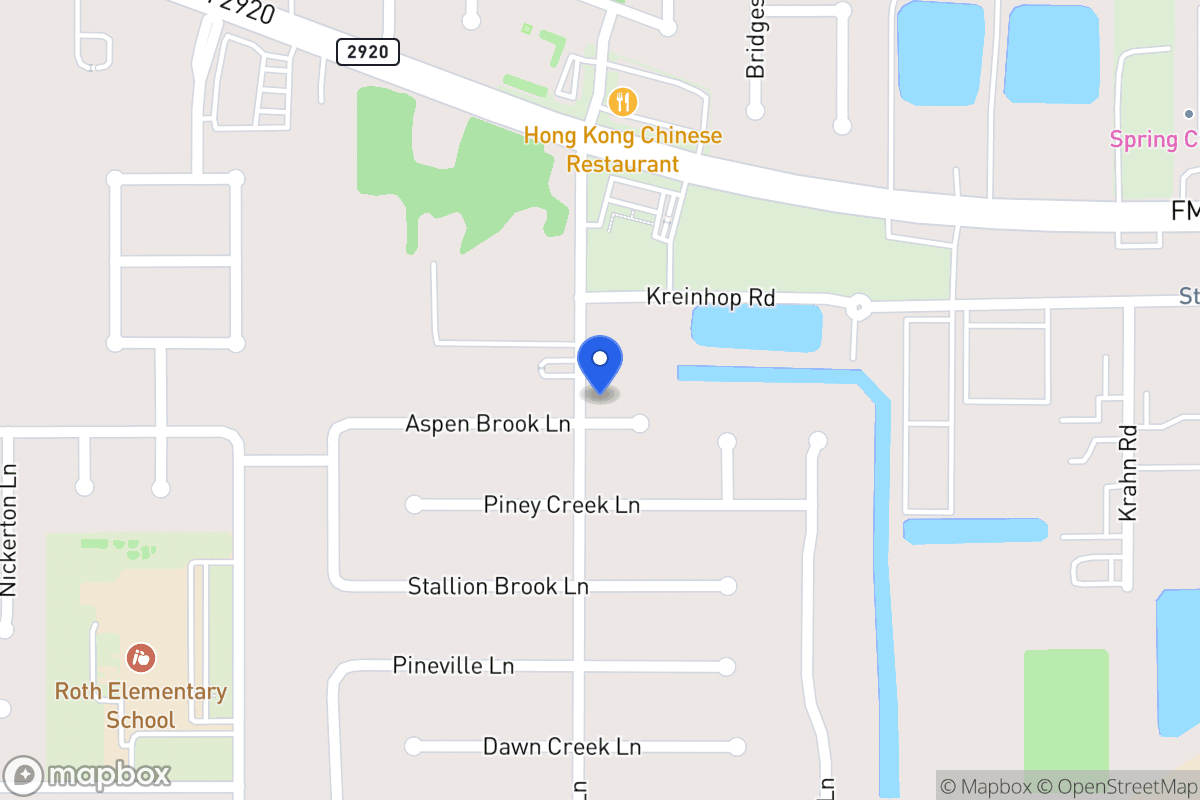 Map of 4318 Aspen Brook Ln, Spring