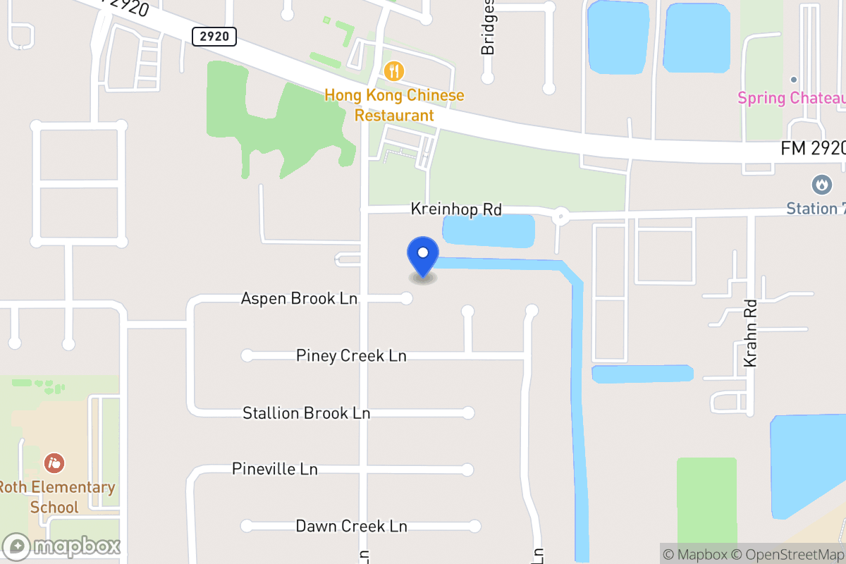 Map of 4302 Aspen Brook Ln, Spring