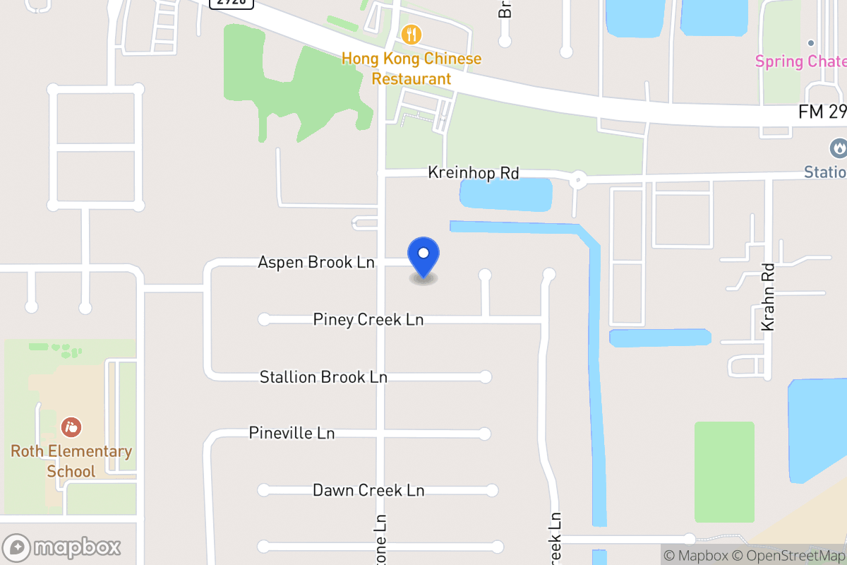 Map of 4311 Aspen Brook Ln, Spring