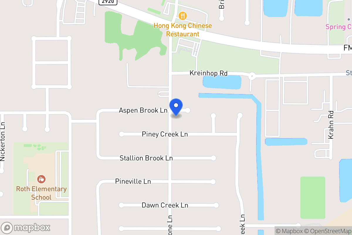 Map of 4319 Aspen Brook Ln, Spring