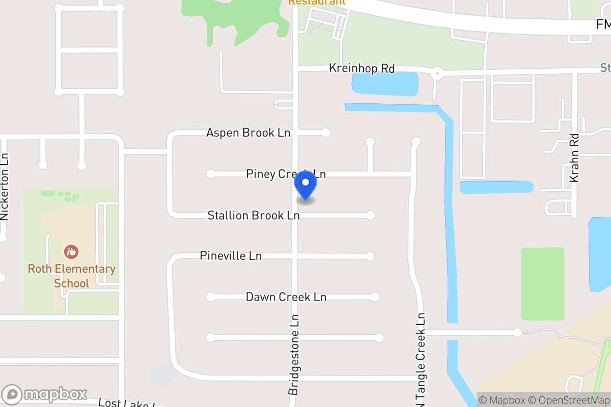 Map of 4318 Stallion Brook Ln, Spring