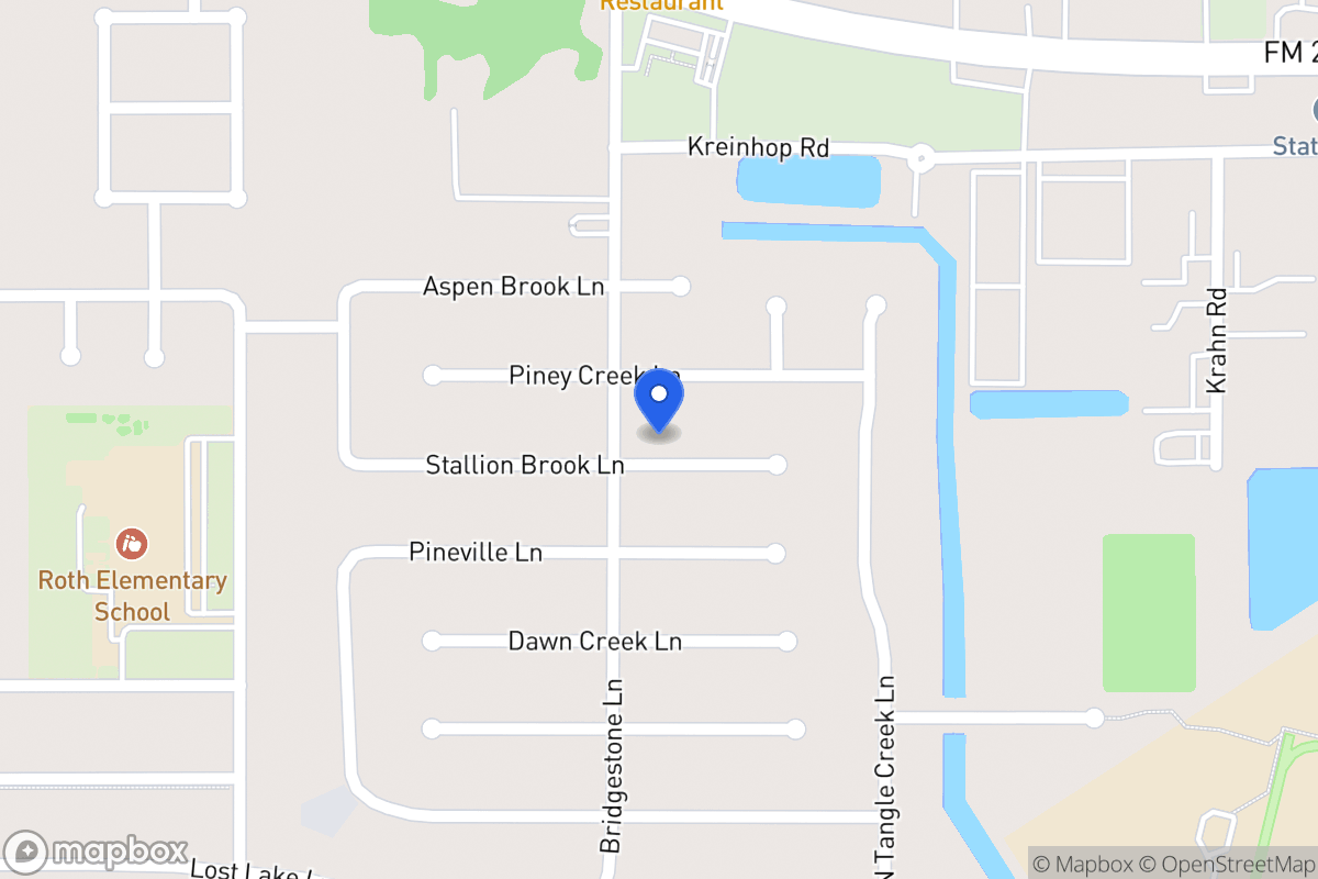Map of 4314 Stallion Brook Ln, Spring