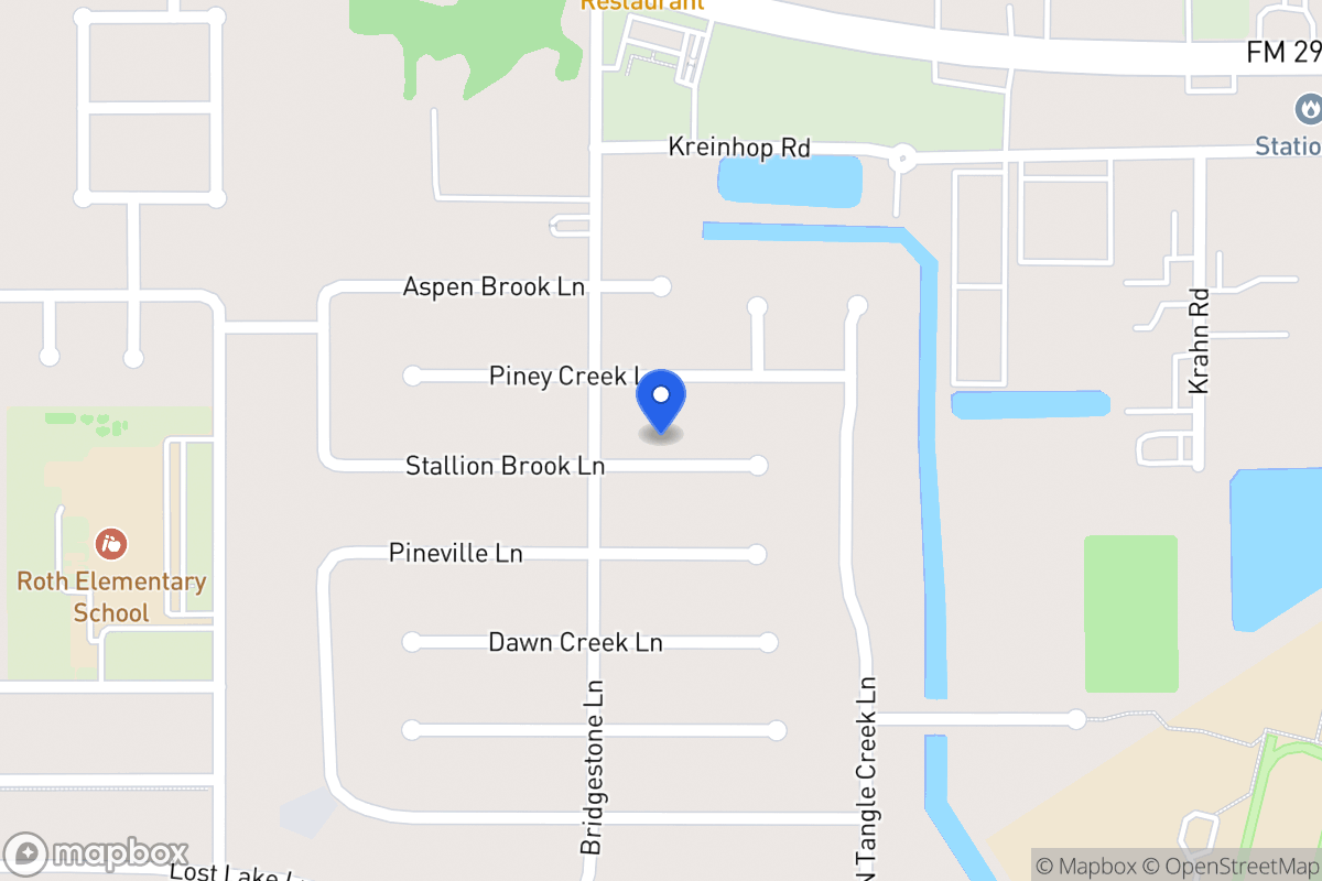 Map of 4310 Stallion Brook Ln, Spring
