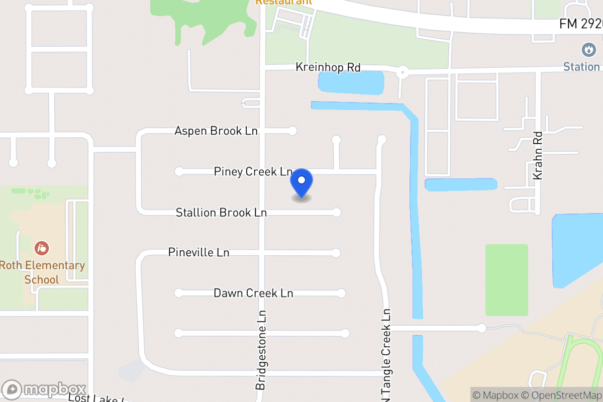 Map of 4306 Stallion Brook Ln, Spring