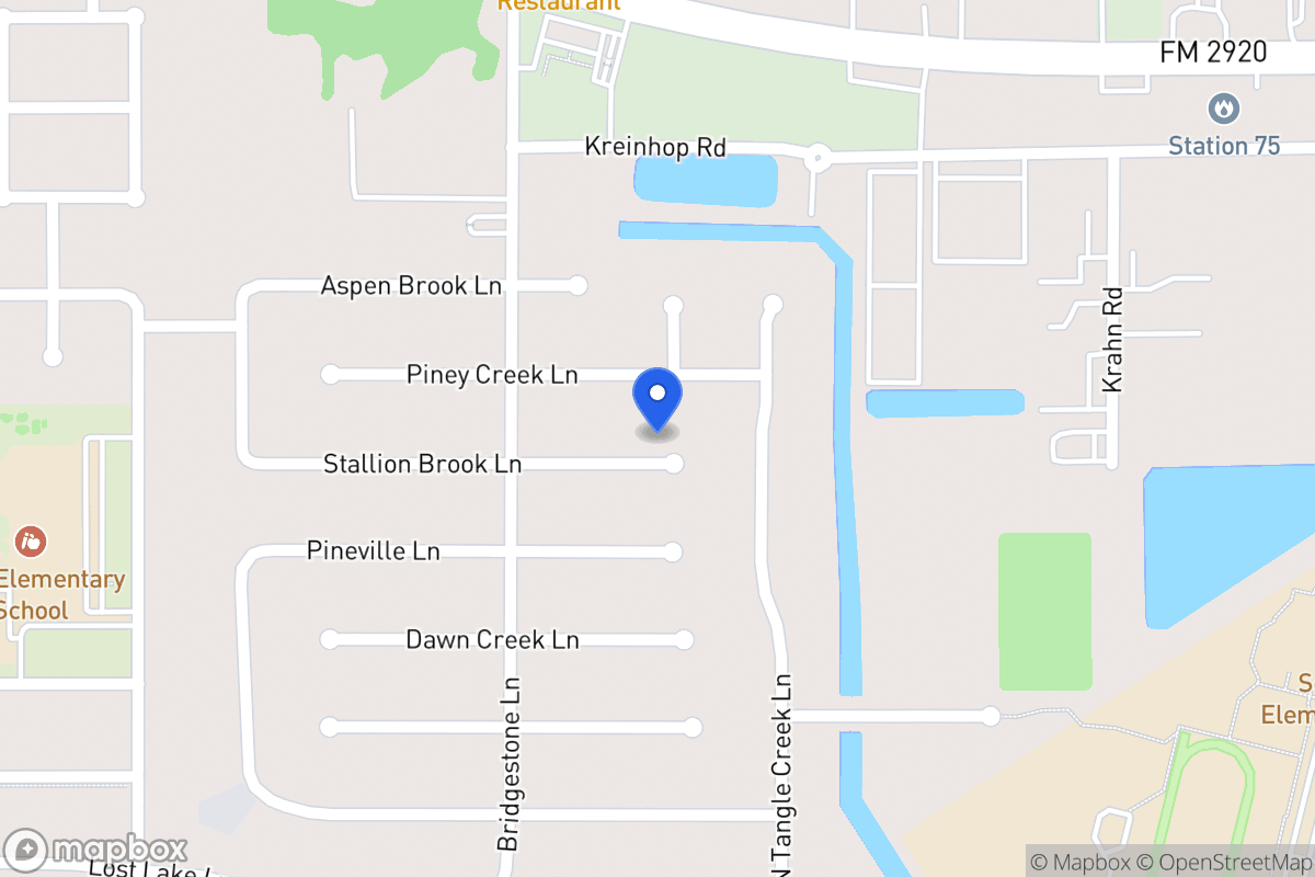 Map of 4210 Stallion Brook Ln, Spring