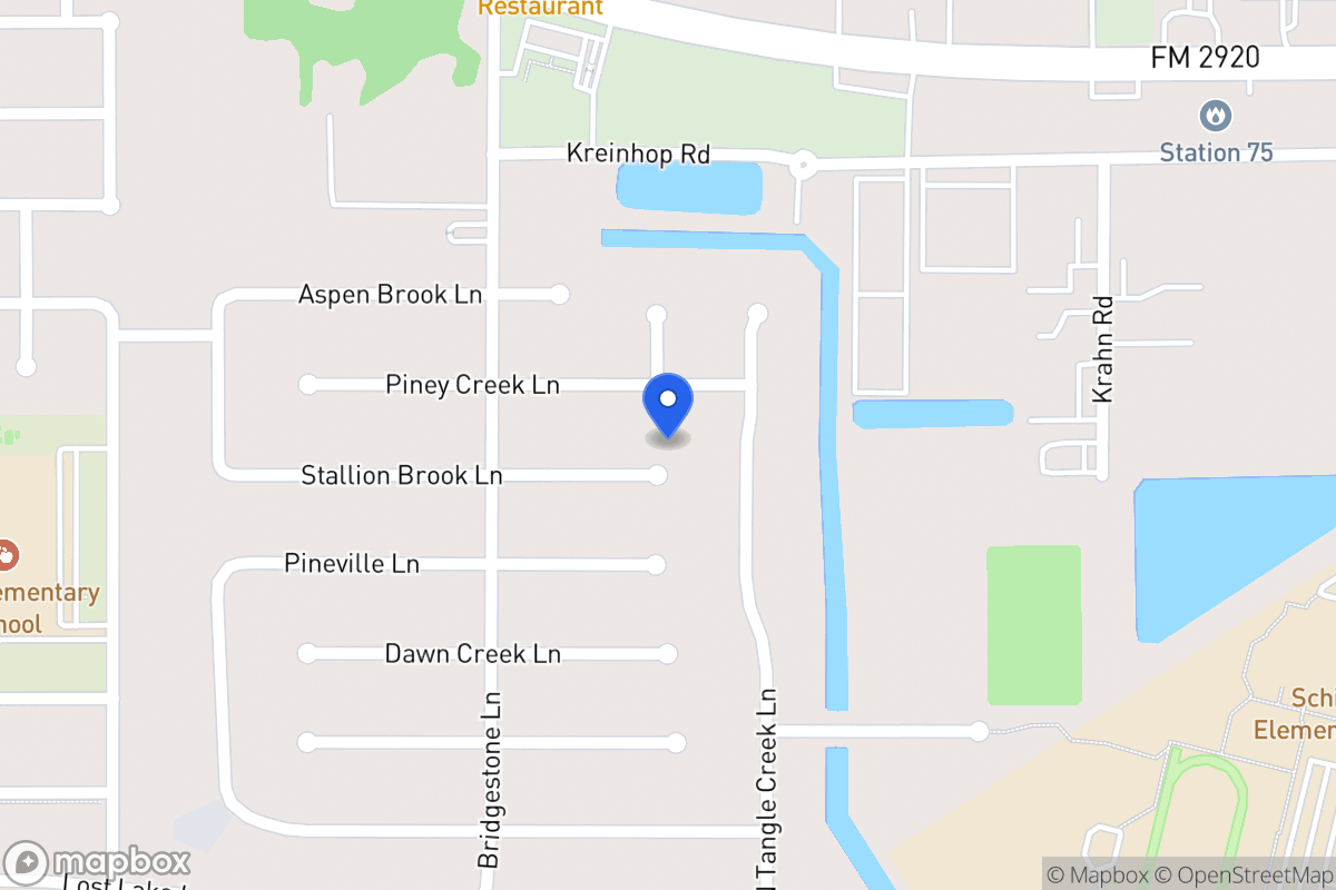Map of 4206 Stallion Brook Ln, Spring
